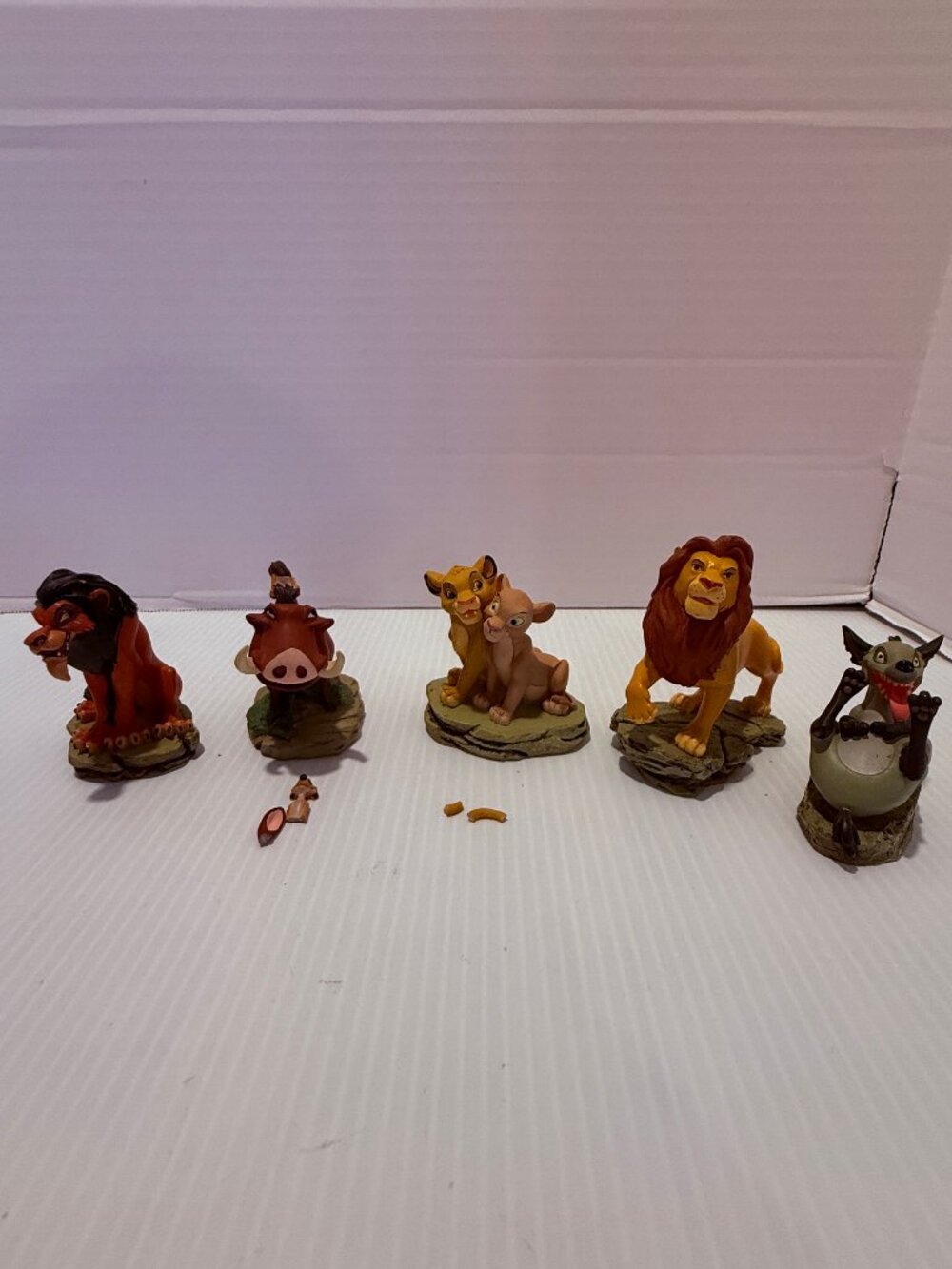 Disney "The Lion King Sculpted Figurine" set
